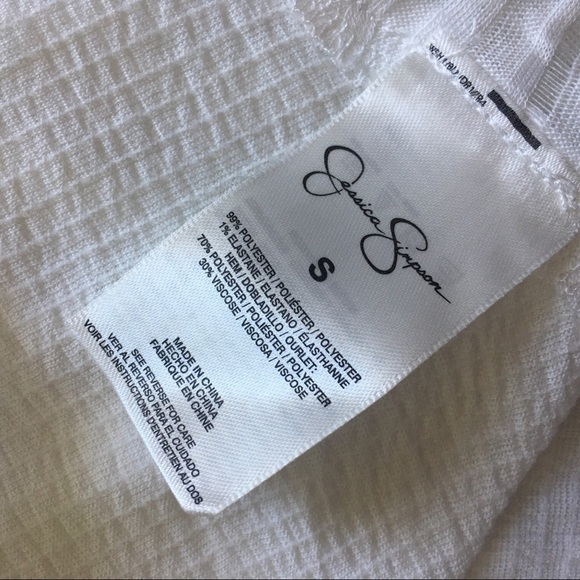 Jessica Simpson off white high low blouse Small - Picture 9 of 10